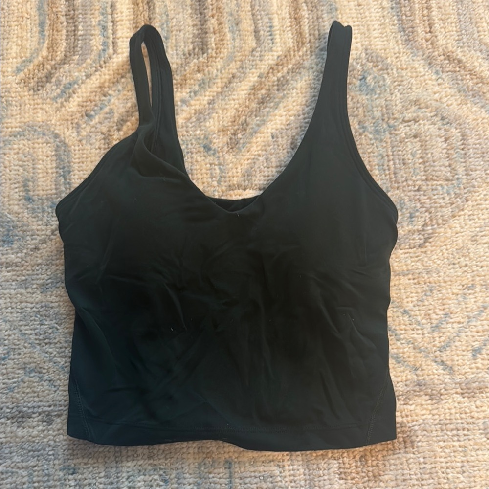 Hunter green lululemon align tank
